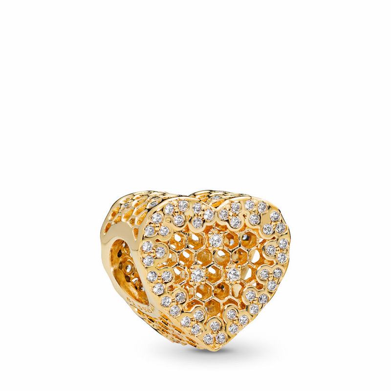 Pandora Shine™ Honeycomb Lace Charm Gold Egypt WD6857349